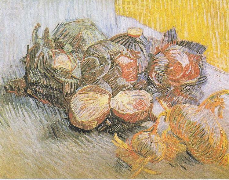 Vincent Van Gogh Still life with red cabbage and onions China oil painting art